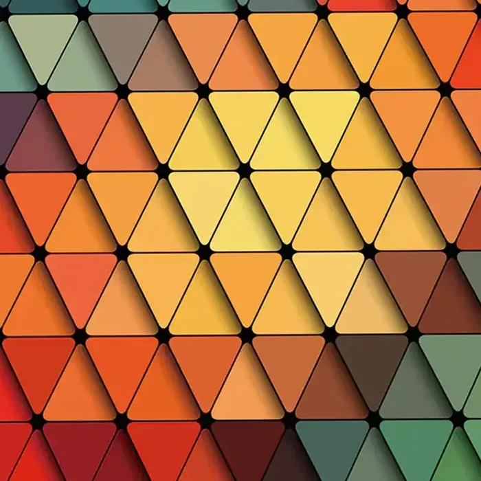 Colorful Triangles photo booth backdrop